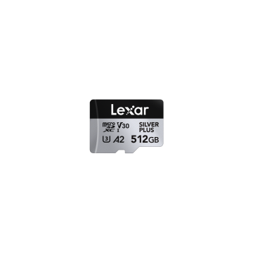 Lexar Micro SDXC 512GB Professional Silver Plus