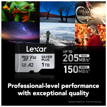 Lexar Micro SDXC 1TB Professional Silver Plus