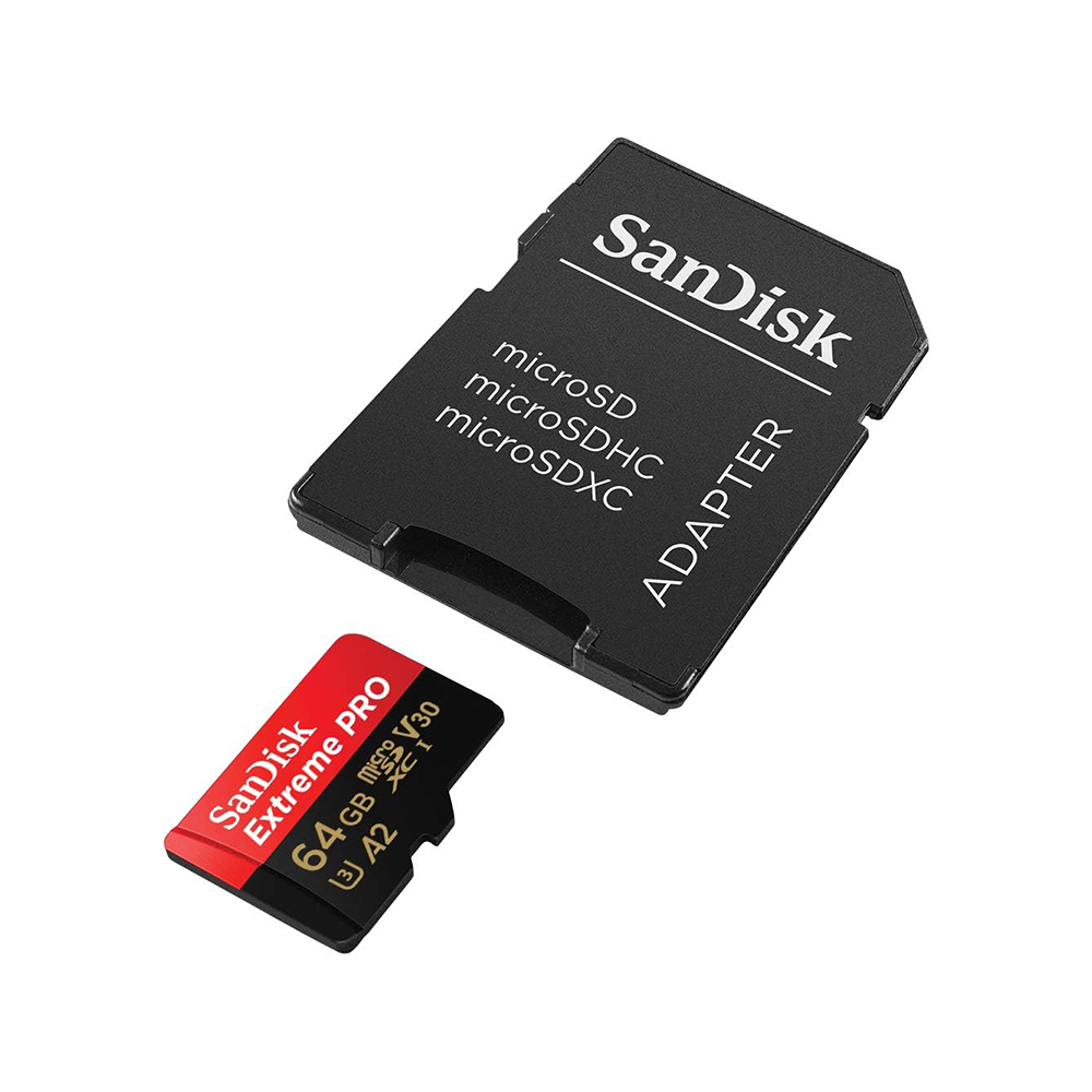 SanDisk Extreme PRO 64GB microSDXC - 200MB/s-90MB/s