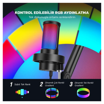 Fifine Ampligame A8T USB Yayıncı Mikrofonu