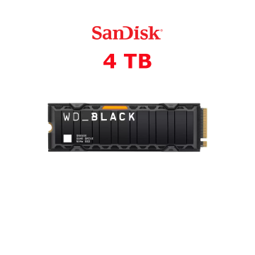 WD BLACK SN850X NVMe SSD (Soğutuculu) 4 TB - WDS400T2XHE-00BCA0