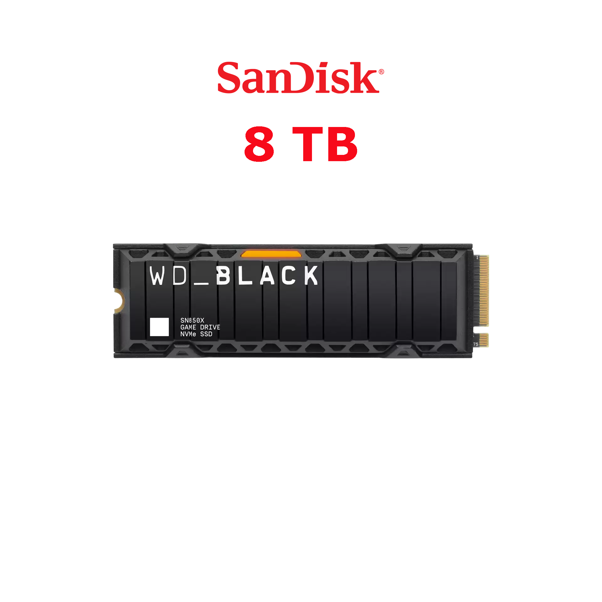 WD BLACK SN850X NVMe SSD (Soğutuculu) 8 TB - WDS800T2XHE-00CDD0