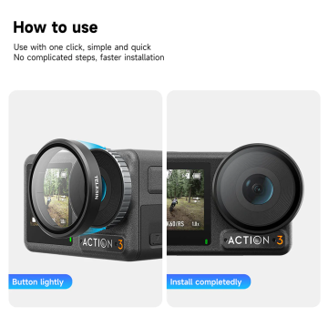 Osmo Action 5 Pro CPL+ND8/16/32 Filtre Seti