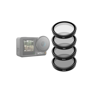 Osmo Action 5 Pro CPL+ND8/16/32 Filtre Seti
