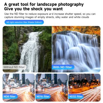 Osmo Action 5 Pro CPL+ND8/16/32 Filtre Seti