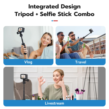 Telesin Mini Tripod Selfie Stick (40CM)