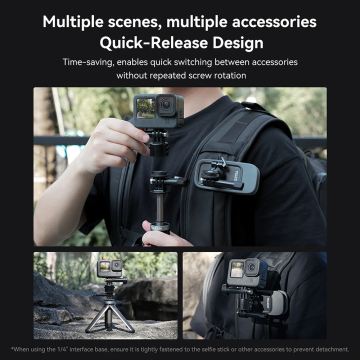 Telesin Magnetic Quick Release Adapter Set