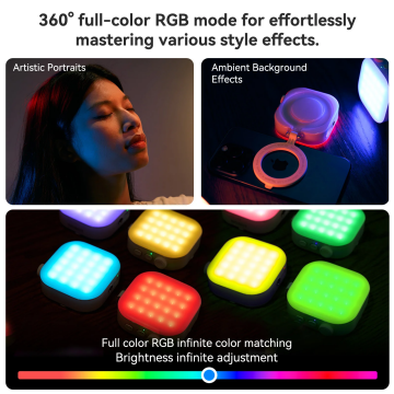 Telesin Magnetic Selfie Ice Cube Light