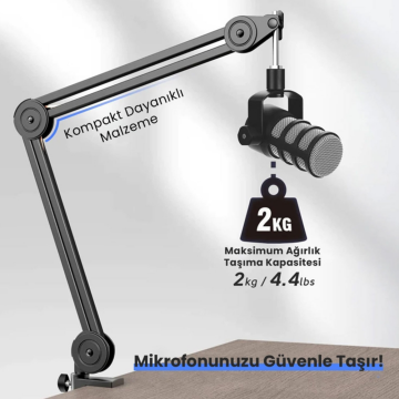 Fifine BM63 Masaüstü Mikrofon Standı