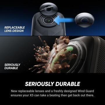 Insta360 X5 + Motosiklet Paketi + 256GB