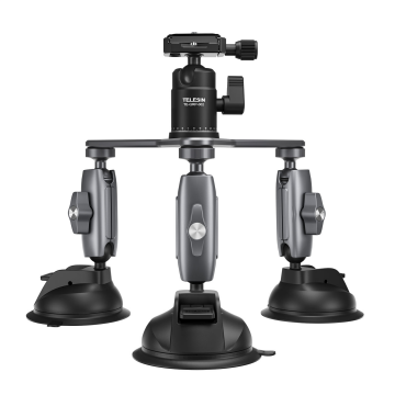 TELESIN 3 Kollu Suction Cup