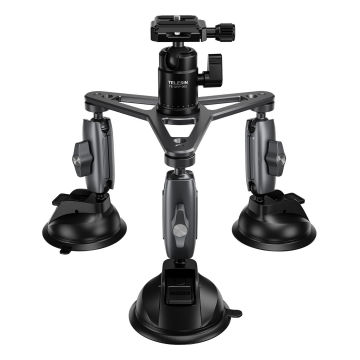 TELESIN 3 Kollu Suction Cup
