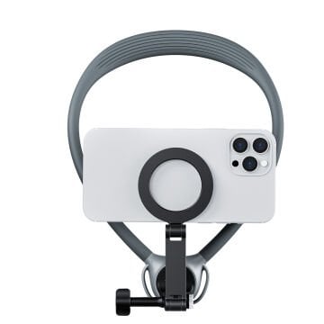 TELESIN 2in1 Magnetic Neck Mount Siyah (P2-HNB-02)
