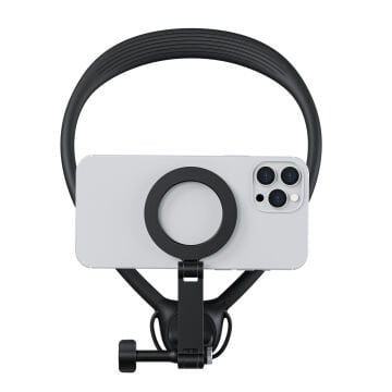 TELESIN 2in1 Magnetic Neck Mount Siyah (P2-HNB-02)