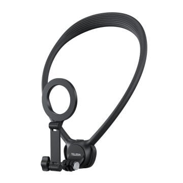 TELESIN 2in1 Magnetic Neck Mount Siyah (P2-HNB-02)