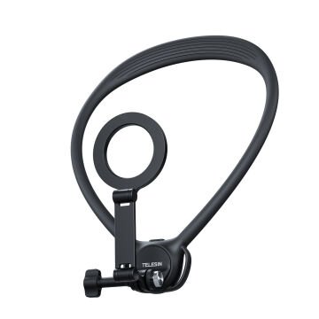 TELESIN 2in1 Magnetic Neck Mount Siyah (P2-HNB-02)