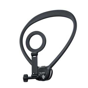 TELESIN 2in1 Magnetic Neck Mount Siyah (P2-HNB-02)