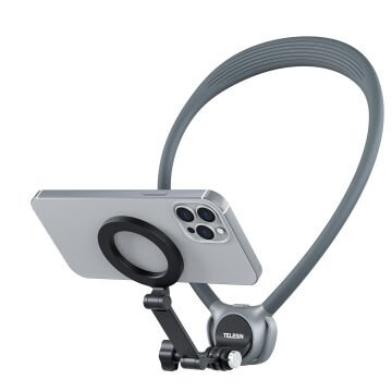 TELESIN 2in1 Magnetic Neck Mount Gri (P2-HNB-02-GY)