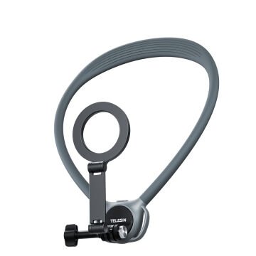 TELESIN 2in1 Magnetic Neck Mount Gri (P2-HNB-02-GY)
