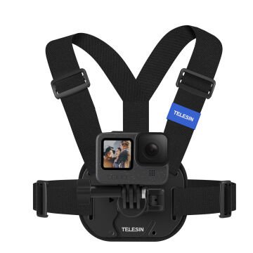 Aksiyon Kamera Göğüs Askısı (Vest Chest) S2-CGP-01 (Siyah)