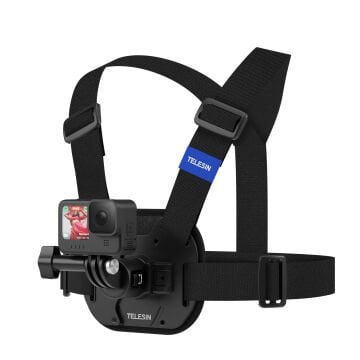 Aksiyon Kamera Göğüs Askısı (Vest Chest) S2-CGP-01 (Siyah)