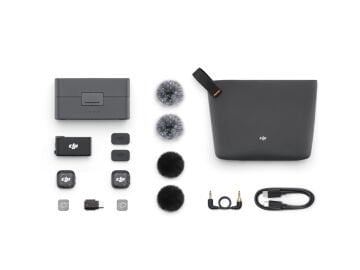 DJI Mic 3 (2 TX + 1 RX + Charging Case) - DJI Türkiye Ürünü