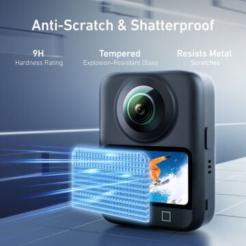 TELESIN Osmo 360 Ekran Koruyucu Kit