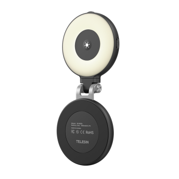 TELESIN Magnetic Selfie Light (Black)