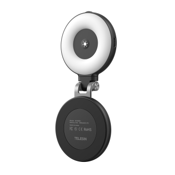 TELESIN Magnetic Selfie Light (Black)