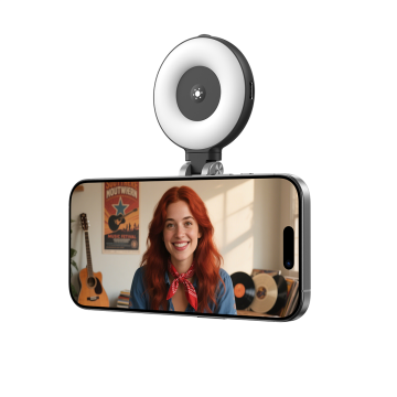 TELESIN Magnetic Selfie Light (Black)