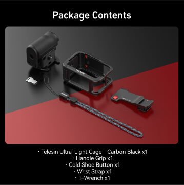 TELESIN Osmo Action 3/4/5 Pro StreetGrip Kit