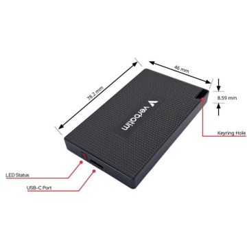 Verbatim Metal Mini SSD 1TB (2000MB/s)