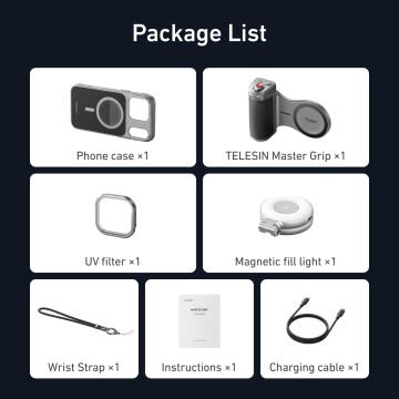 TELESIN Master Grip for iPhone 17 Pro Creator Combo
