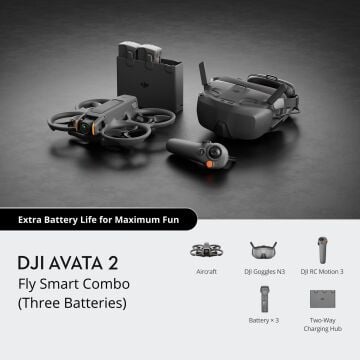 DJI Avata 2 Fly Smart Combo (Three Batteries)