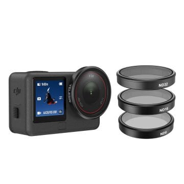 Osmo Action 6 ND Filtre Seti (CPL+ND8/16/32)