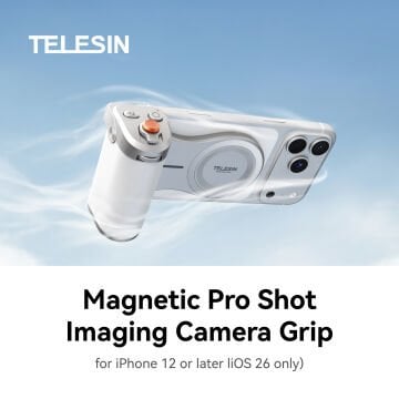 TELESIN MagSafe Pro Shot Grip (Sadece iPhone) Fun Shot