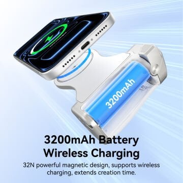 TELESIN MagSafe Pro Shot Grip (Sadece iPhone)