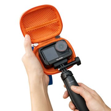 Aksiyon Kameralar için Mini Taşıma Çantası Orange