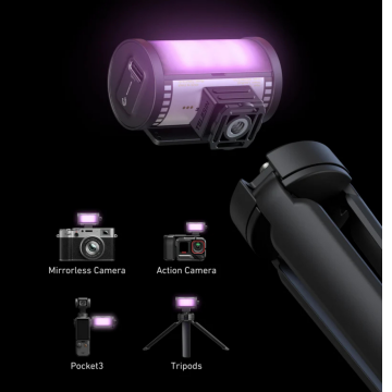 TELESIN MagFilm RGB Fill Light (Vintage Light)