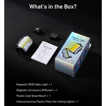 TELESIN MagFilm RGB Fill Light (Vintage Light)