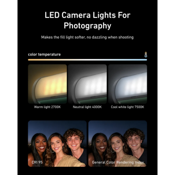 TELESIN MagFilm Bi-Color Fill Light (Vintage Light)