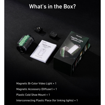 TELESIN MagFilm Bi-Color Fill Light (Vintage Light)