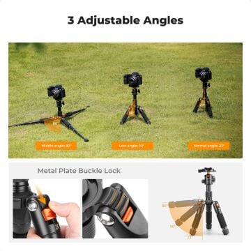 K&F Concept Masaüstü Mini Tripod (52cm)