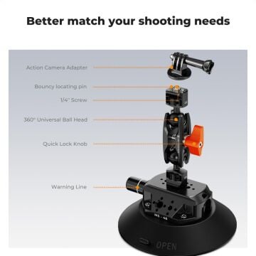 K&F Concept 6'' Suction Cup