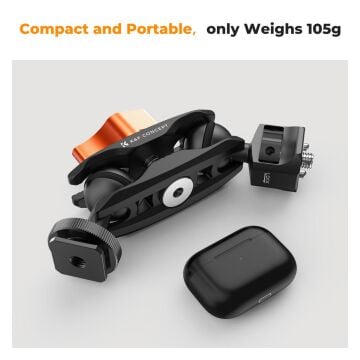 K&F Concept Cold Shoe Double Ball Head