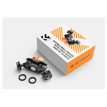 K&F Concept Cold Shoe Double Ball Head