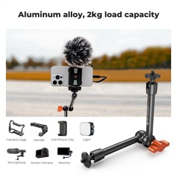 K&F Concept 9.8'' Magic Arm with Super Clamp