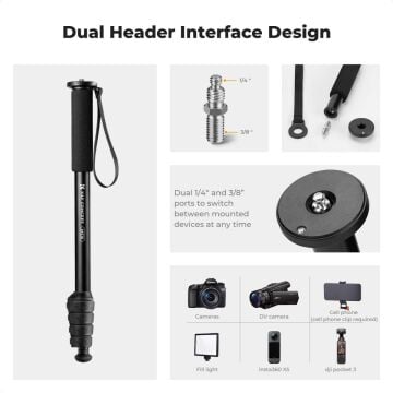 K&F Concept Monopod (160cm)