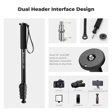 K&F Concept Monopod (160cm)