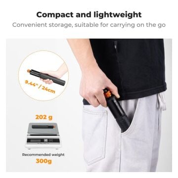 K&F Concept Görünmez Selfie Çubuğu & Tripod (120cm)